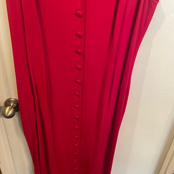 Red Women’s Dress  Zenobia - Picture 8 of 9